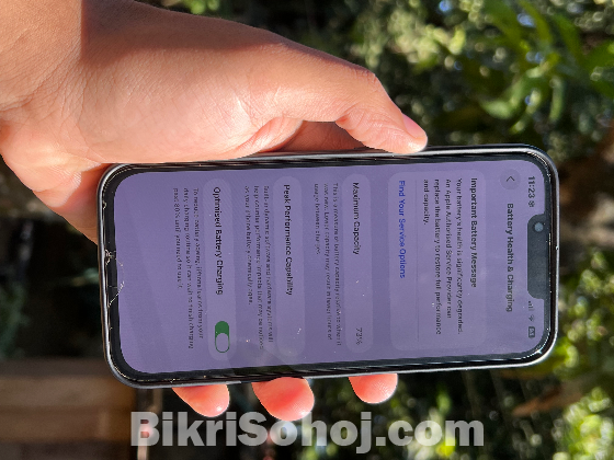 iphone 13 (256)gb 73% hlth disply gx er